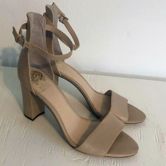 nude heels vince camuto